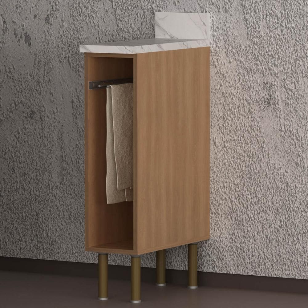 Balcão de Cozinha com Tampo e Porta-Toalhas 20cm Multimóveis CR20459