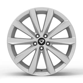 Roda Misty 17X6 4X100Mm Et42 Prata Brilhante