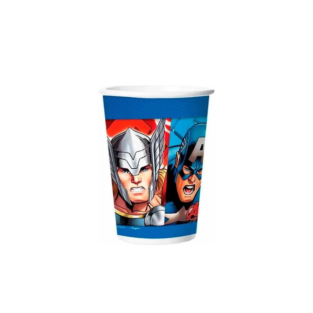 Copos Descartáveis Festa Avengers 200 Ml Com 8Un Regina