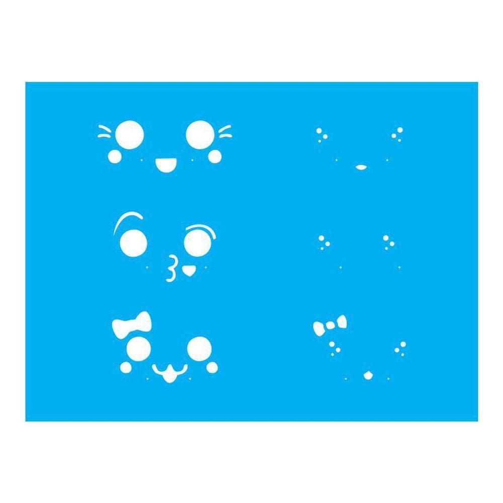 Stencil Tamako Olhos - 15X20Cm - Ref A2108