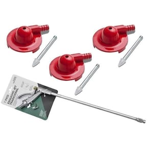 Kit 3 Aspersores Irrigação Chuvisco E Esguicho Jet Gatilho