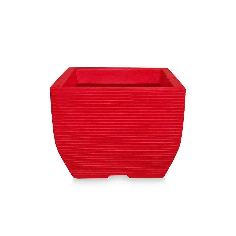 Vaso De Planta Quadrado Decorativo Polietileno 30X40 Ferrari