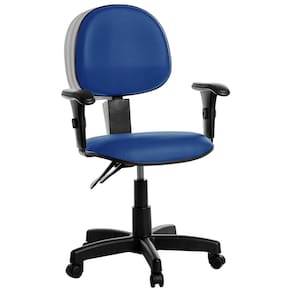 Cadeira Ergonômica Executiva Com Braço RCE Cor:Azul
