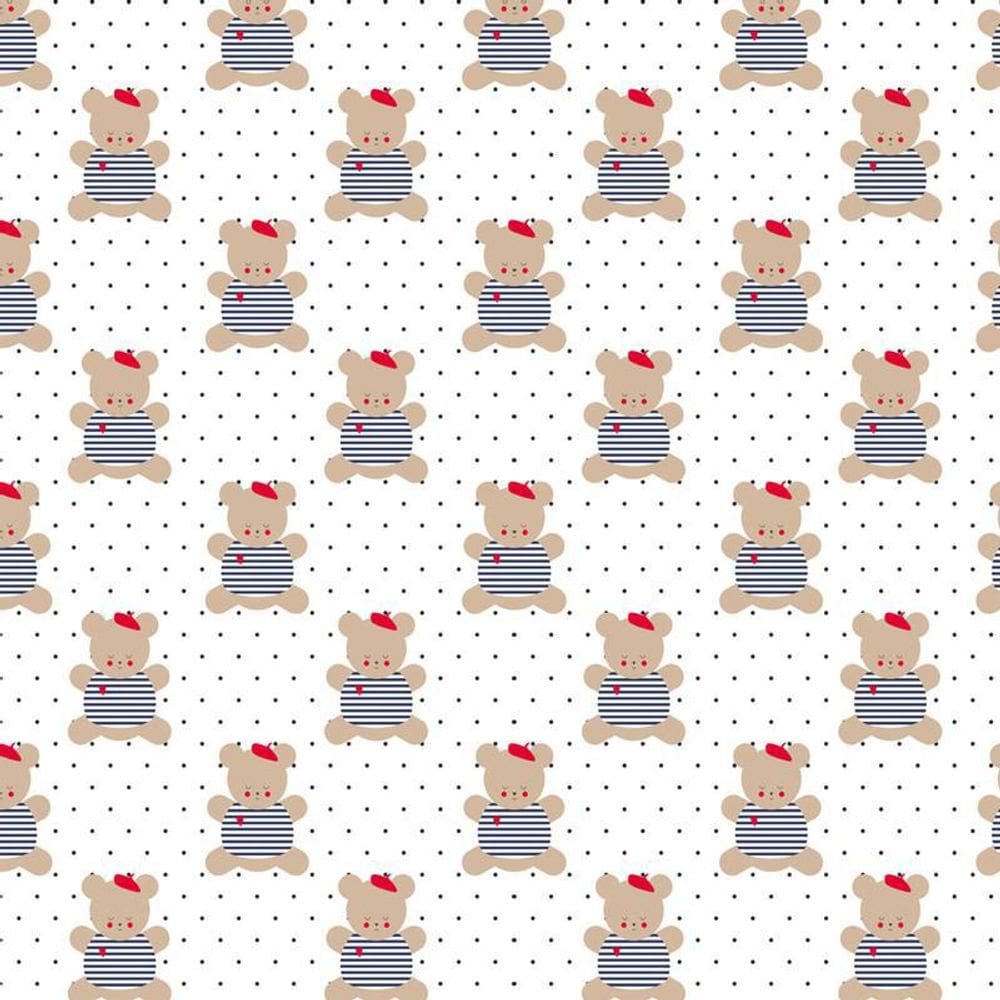 Papel De Parede Ursinho Quarto Infantil Bebê Autocolante
