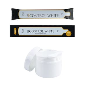 Sachê Gel Construtor Control White Vlia + Pote Reutilizável