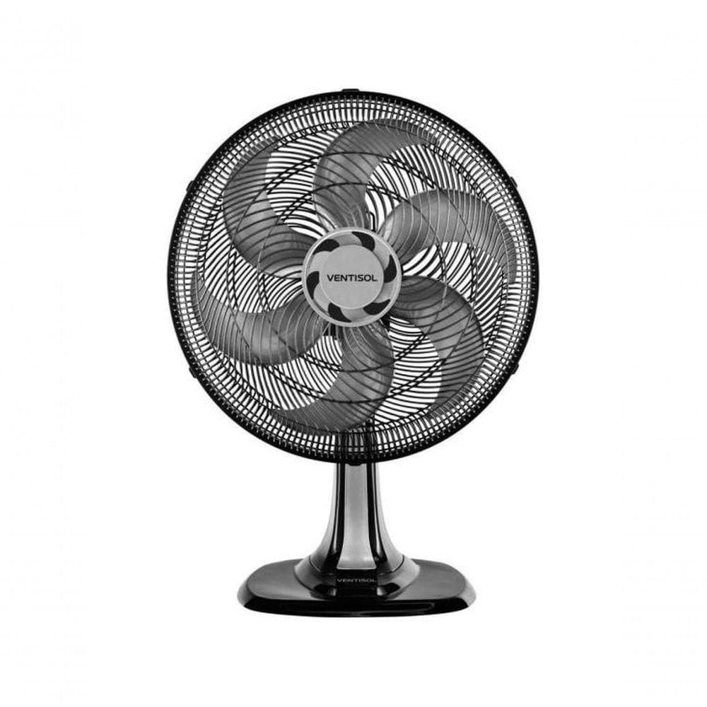 Ventilador De Mesa Ventisol Turbo 6 40cm Preto-cinza 110V