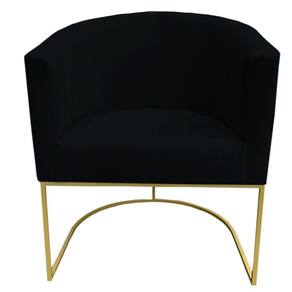 Poltrona Paola Base De Ferro Sued Preto D`classe Decor