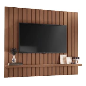 Painel 60 Pol 160cm Suspenso Ripado Like H01 Castanho - Mpozenato