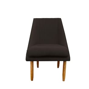 Cadeira Para Sala De Jantar Ana Pés Palito Suede Marrom D`classe Decor