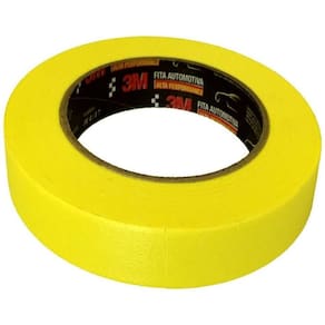 Fita Crepe Automotiva 3m 18mm X 40m Alta Performance Com 12 Peças