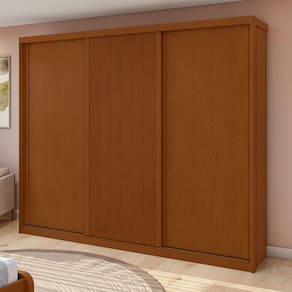 Guarda Roupa Casal Ambiente Ollie 3 Portas Frassino Off White Flex - Lopas