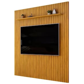 Painel 75 Pol 250cm Suspenso Ripado Noah D04 Cedro - Mpozenato