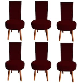 Kit 06 Cadeiras De Jantar Lisboa Sued Marsala D`classe Decor