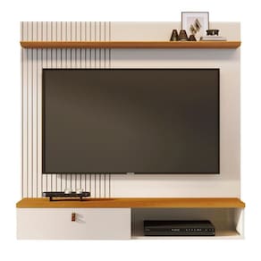 Painel 55 Pol E Bancada Suspensa Talyn Z10 Off-cinamomo - Mpozenato