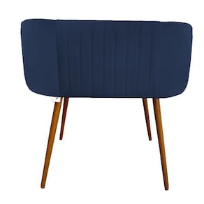 Mini Berço Moises Suede Azul Marinho D`classe Decor