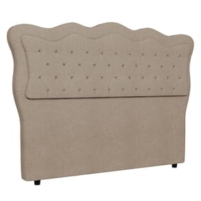 Cabeceira Casal King Cama 195cm Oregon I02 Bouclê Capuccino - Mpozenato