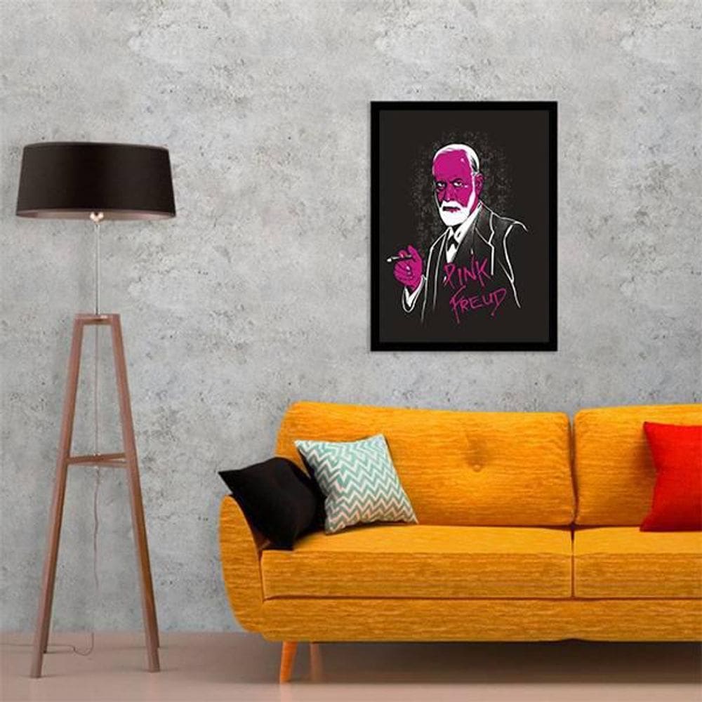 Quadro Decorativo Pink Freud