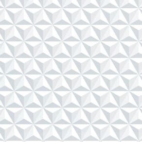 Papel De Parede Adesivo Geométrico Triângulo Branco - 3,0M