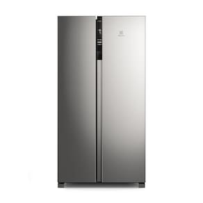 Geladeira Electrolux 435L Side By Side Efficient com AutoSense Inox IS4S - 110V