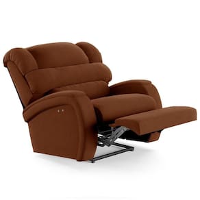 Poltrona Do Papai Reclinável Kalie Power Touch Usb Fh9 Veludo Terracota - Mpozenato