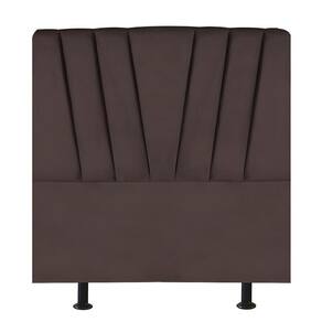 Cabeceira Estofada Cama Solteiro 100 Cm Ariel Corino Marrom