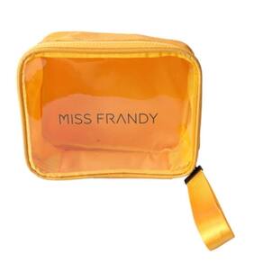 Necessaire De Maquiagem P Leve, Compacta E Funcional Miss Frandy Amarela