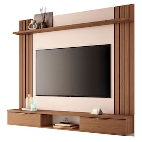 Painel 70 Pol 180cm Bancada Suspensa Solle H01 Off-castanho - Mpozenato