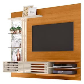 Painel 55 Pol E Bancada Suspensa Veena Z10 Off-cinamomo - Mpozenato