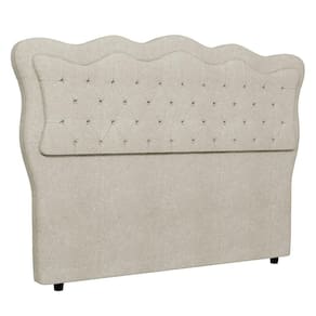 Cabeceira Casal Queen Cama 160cm Oregon I02 Bouclê Bege - Mpozenato