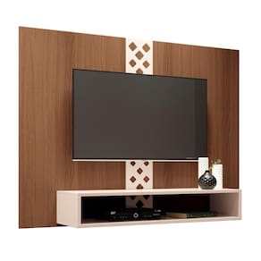 Painel 47 Pol 120cm Com Nicho Format H01 Off-castanho - Mpozenato