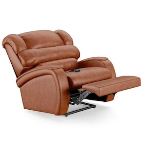Poltrona Do Papai Reclinável Kalie Controle Power Elétrico Fh9 Pu Caramelo Brilho - Mpozenato