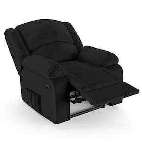 Poltrona Do Papai Reclinável Pietra Power Elétrica Fh9 Pu Preto - Mpozenato