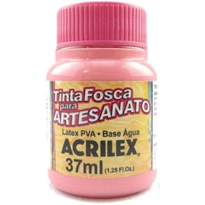 Tinta Acrilex Fosca Para Artes. 37 Ml 567 Rosa Chá
