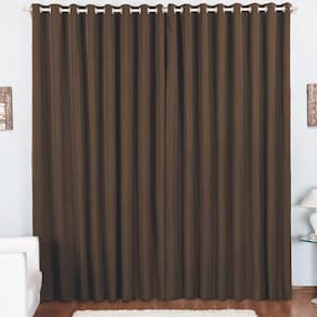 Cortina Pryme 4 Metros Sala Quarto Em Oxford Varão - Tabaco