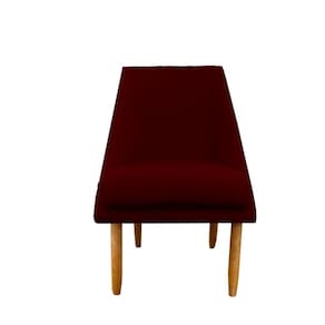 Cadeira Para Sala De Jantar Ana Pés Palito Suede Marsala D`classe Decor