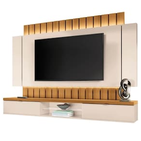 Painel Para Suspenso 70 Pol. Illuna H01 Off White-cinamomo - Mpozenato