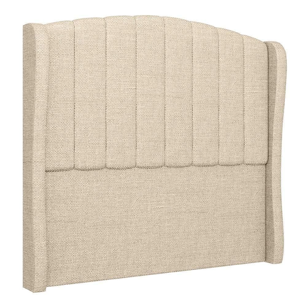 Cabeceira Casal Queen Cama 160cm Glenda I02 Linho Bege - Mpozenato