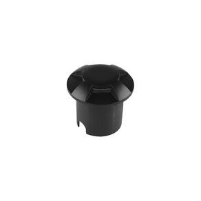 Balizador De Solo Taschibra Dome Led 4 Fachos 1w Bivolt Preto 3000k Luz Amarela 15090374