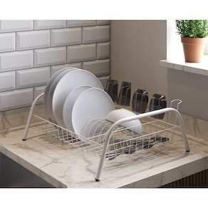 Escorredor de Louças Cama Isabela com Porta Copos Branco
