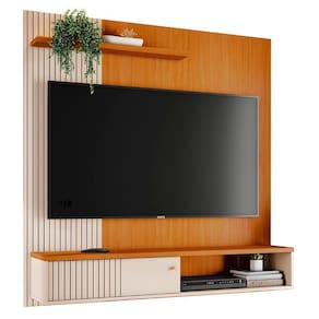 Painel 65 Pol E Bancada Suspensa Neris Z10 Off-cinamomo - Mpozenato