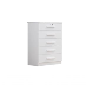 Cômoda Ipanema 5 Gavetas - D` Doro Branco
