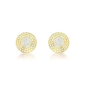 Brinco Redondo Com 1,5cm Banhado A Ouro 18k