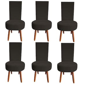 Kit 06 Cadeiras De Jantar Lisboa Sued Marrom D`classe Decor