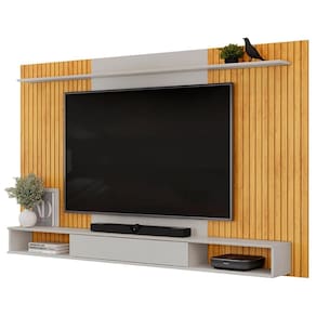 Painel 70 Pol 215cm Bancada Suspensa Ethan D04 Cedro-bali - Mpozenato