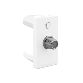 Tomada Antena Tipo F 1m Branca 615030bc