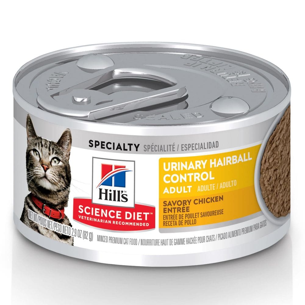 Comida úmida para gatos Hill`s Science Diet Controle de bolas de pêlos urinárias