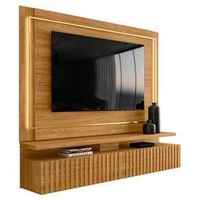 Estante Painel Para 75 Pol 216cm Mical Z10 Cumaru - Mpozenato