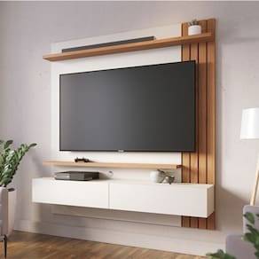 Painel Juriti 1.5 Para Tv Até 65 Polegadas Off White Freijo