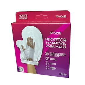 Protetor Para Mãos Impermeável Silicone 1 Unidade Tovcare