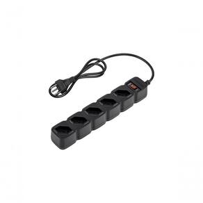 Protetor Eletronico C- 5 Tomadas Epe 205 + 3 Metros Preto
